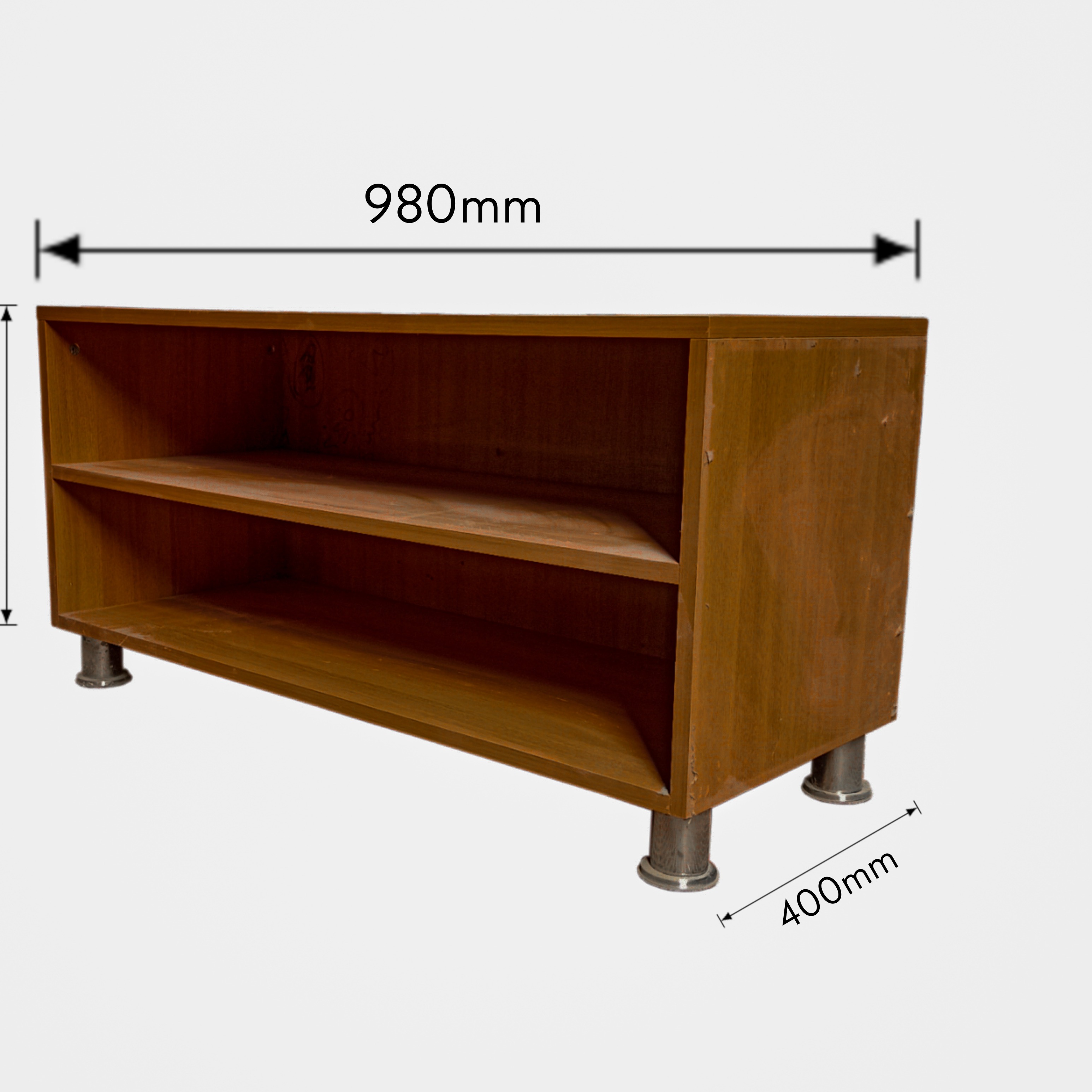 Bruges Wooden Shoe  In Exotic Teak Finish - bottom_view