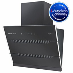 Cresta DLX BK Kitchen Chimney - rear-view