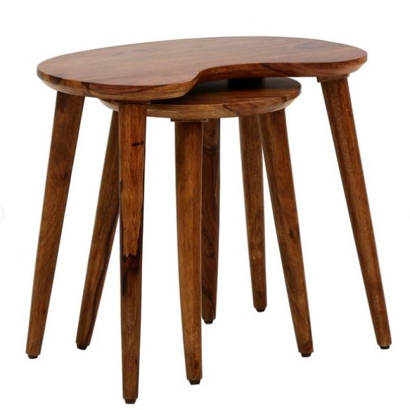 Reiner Solid Wood End Table - rear_view