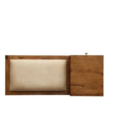 Zena Solid Wood Shoe Rack In Rustic Teak Finish - top_view