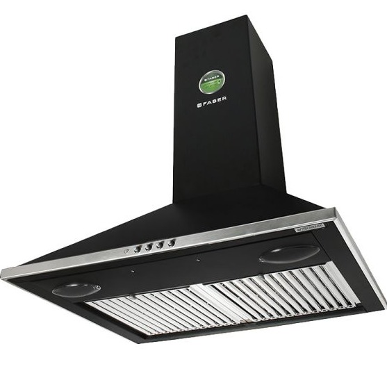 TOPAZ 3D T2S2 BK PB LTW 60 Kitchen Chimney - bottom-view