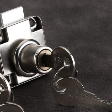 Metro Multipurpose Drawer Lock - rear-view