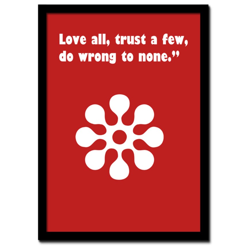 Motivational Wall Poster - rear_view