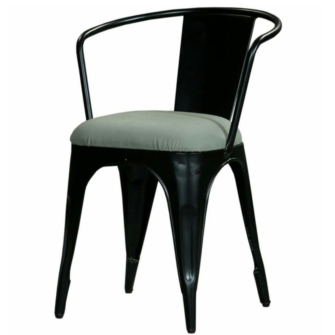 Varg Metal Cushion Chair - front_view