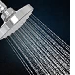 Kohler Awaken Geometric Multi-mode Showerhead With Shower Arm In Polished Chrome K-72419IN-CP - front-view