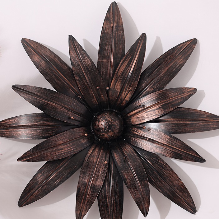 Decorative Metal Wall Art Hanging - rear_view