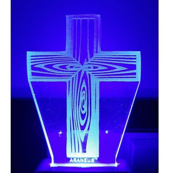 3D Illusion LED Night Lamp - rear_view