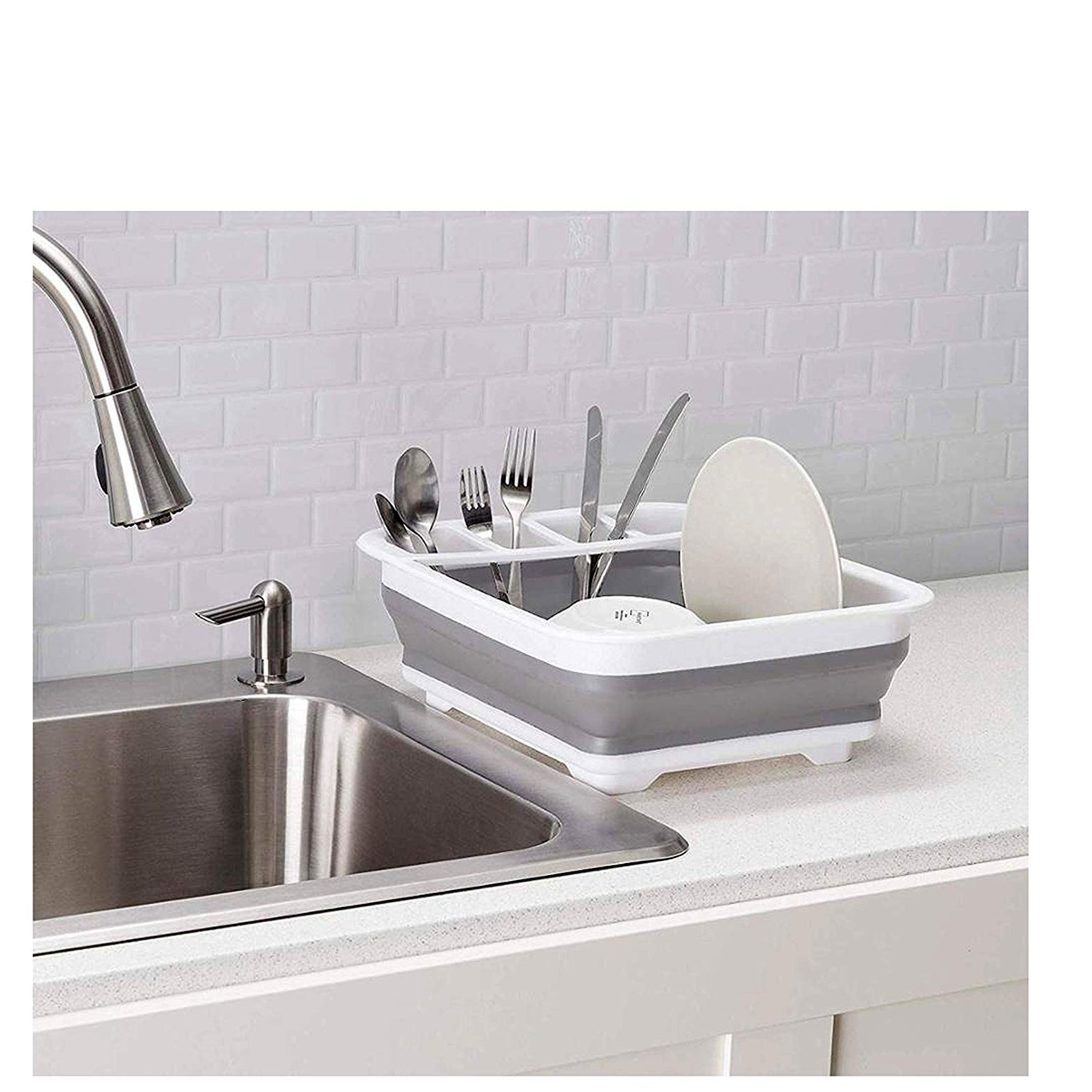 Collapsible Dish Drainer/Dish Drying Rack - bottom-view
