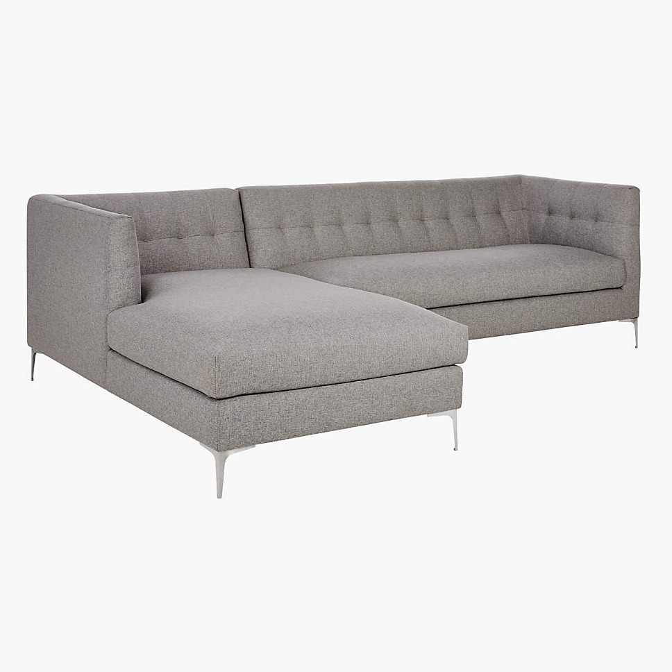 Amherst Grey Luxurious Sofa - front_view