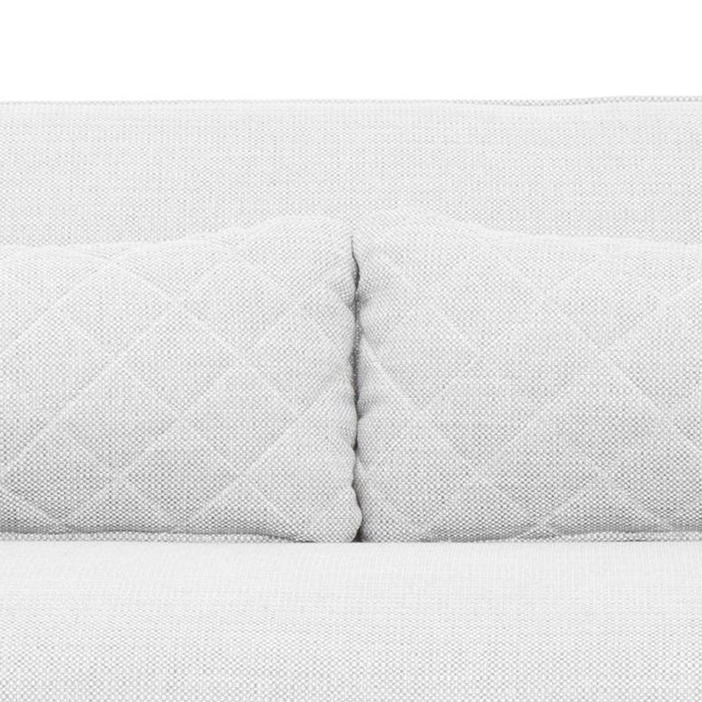 Ruwais Modern White Sofa - top_view