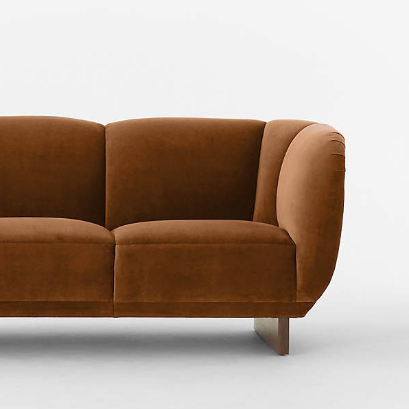 Éclair Chintz 3 Seater Fabric Sofa - rear_view