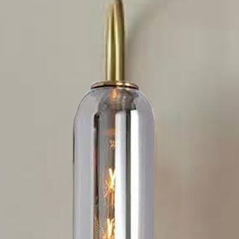 Pendant Lights With Luxurious Crystal Flute Lampshades For Home Décor ( Silver Glass) - top_view