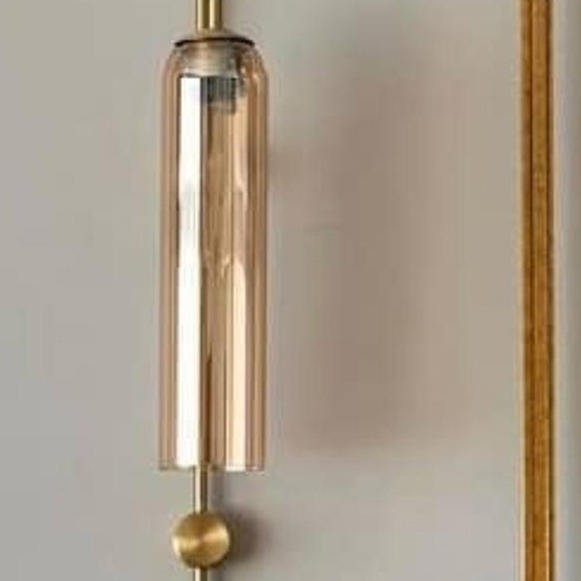 Crystal Flute Lampshade Pendant Lights For Home Wall Decoration - front_view