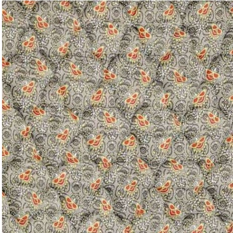 Mattresses made of Kalamkari - top-view