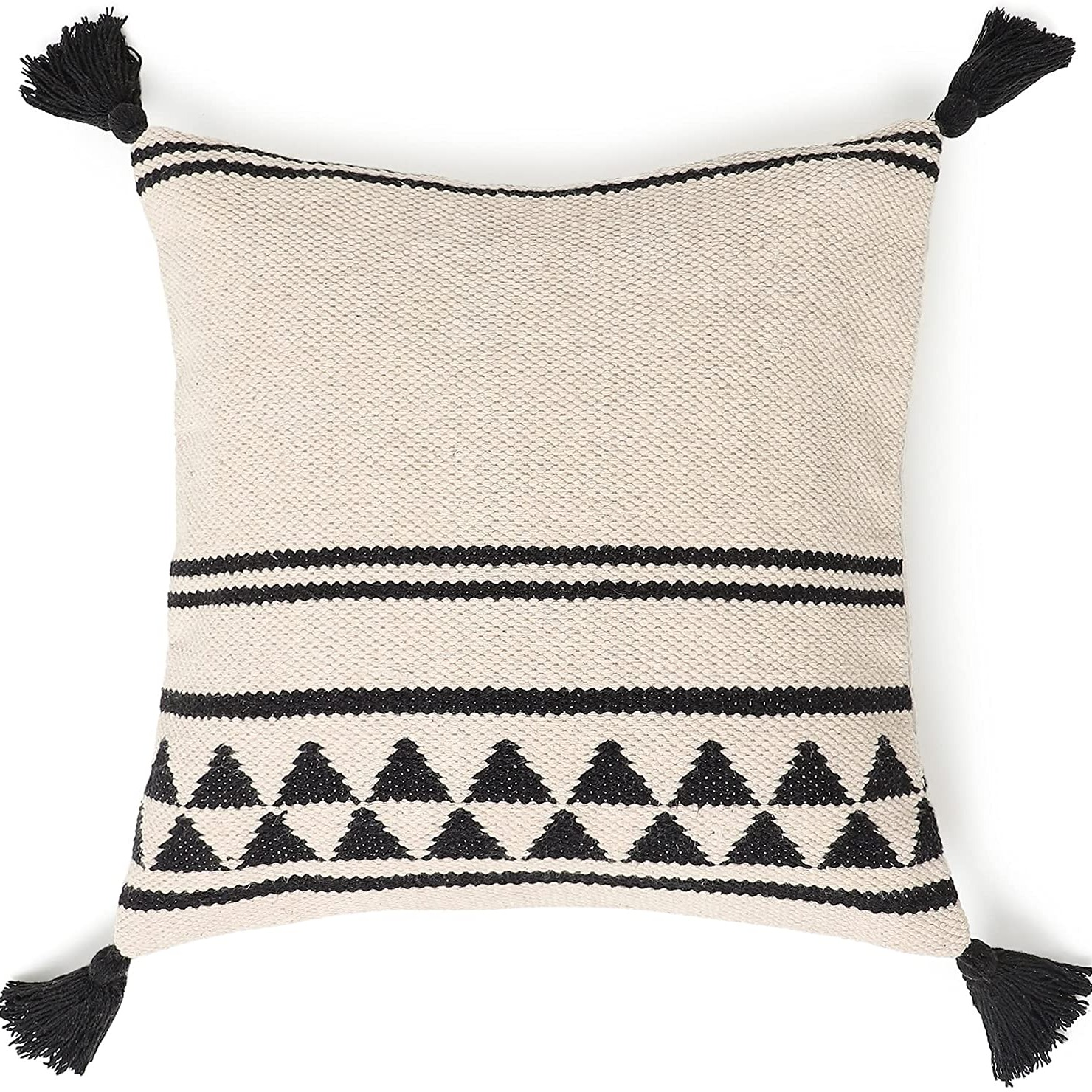 Boho Design Pillow Cushion Covers (18"x 18" ) - front-view