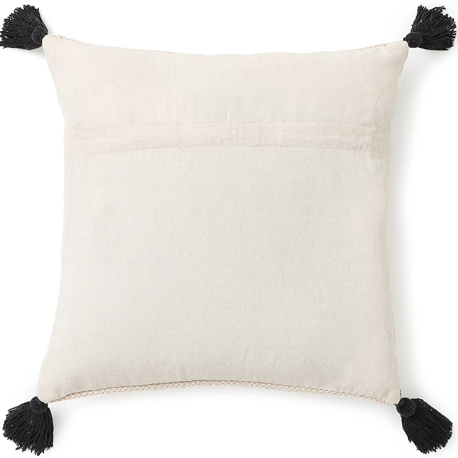 Boho Design Pillow Cushion Covers (18"x 18" ) - rear-view