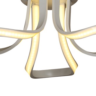 LED INDOOR LIGHTS – SLEDIF0101 – 30W LED SPIRO FIXTURE – W.W - front_view
