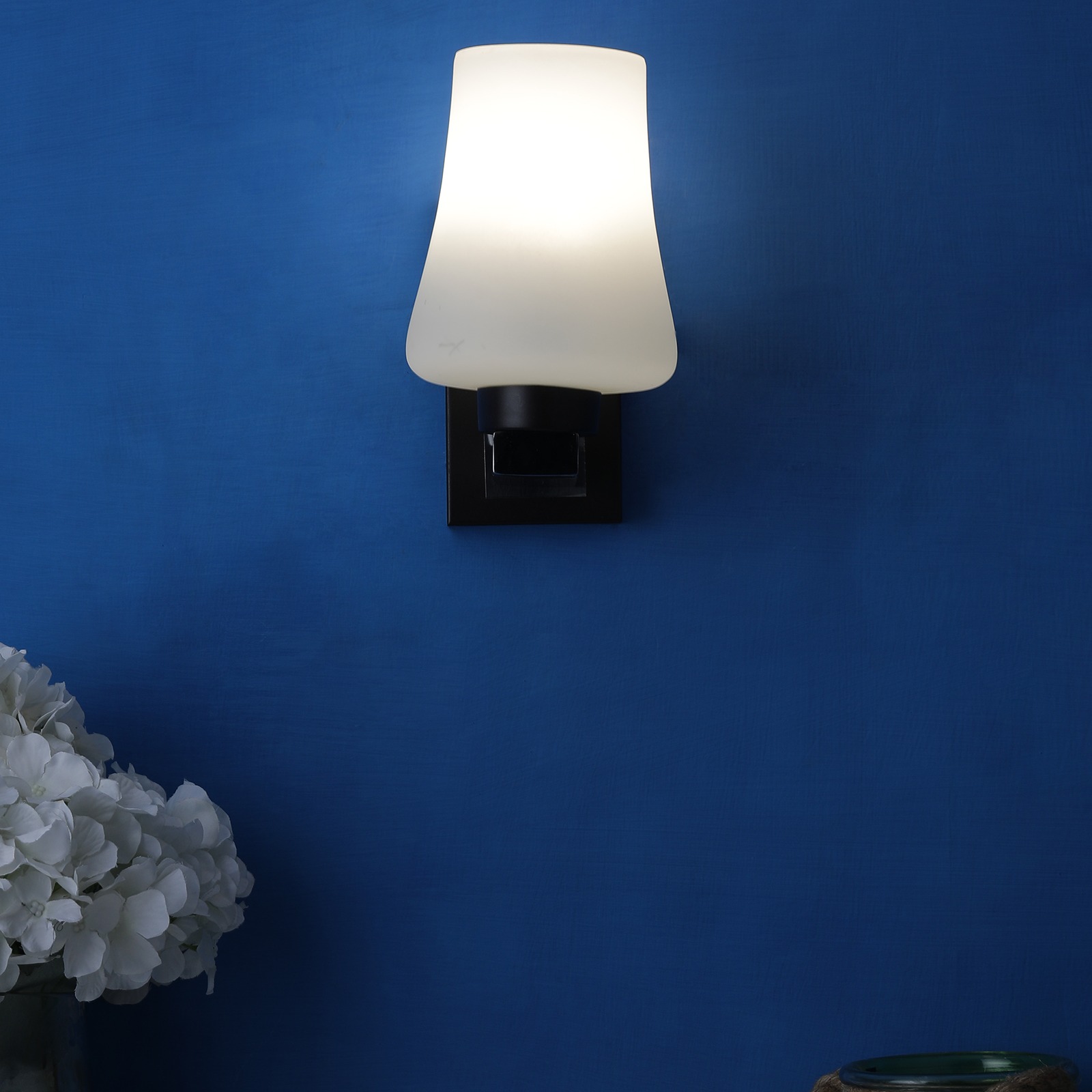 Brown Metal Wall Light - 931-N-1W - without Bulb - front_view