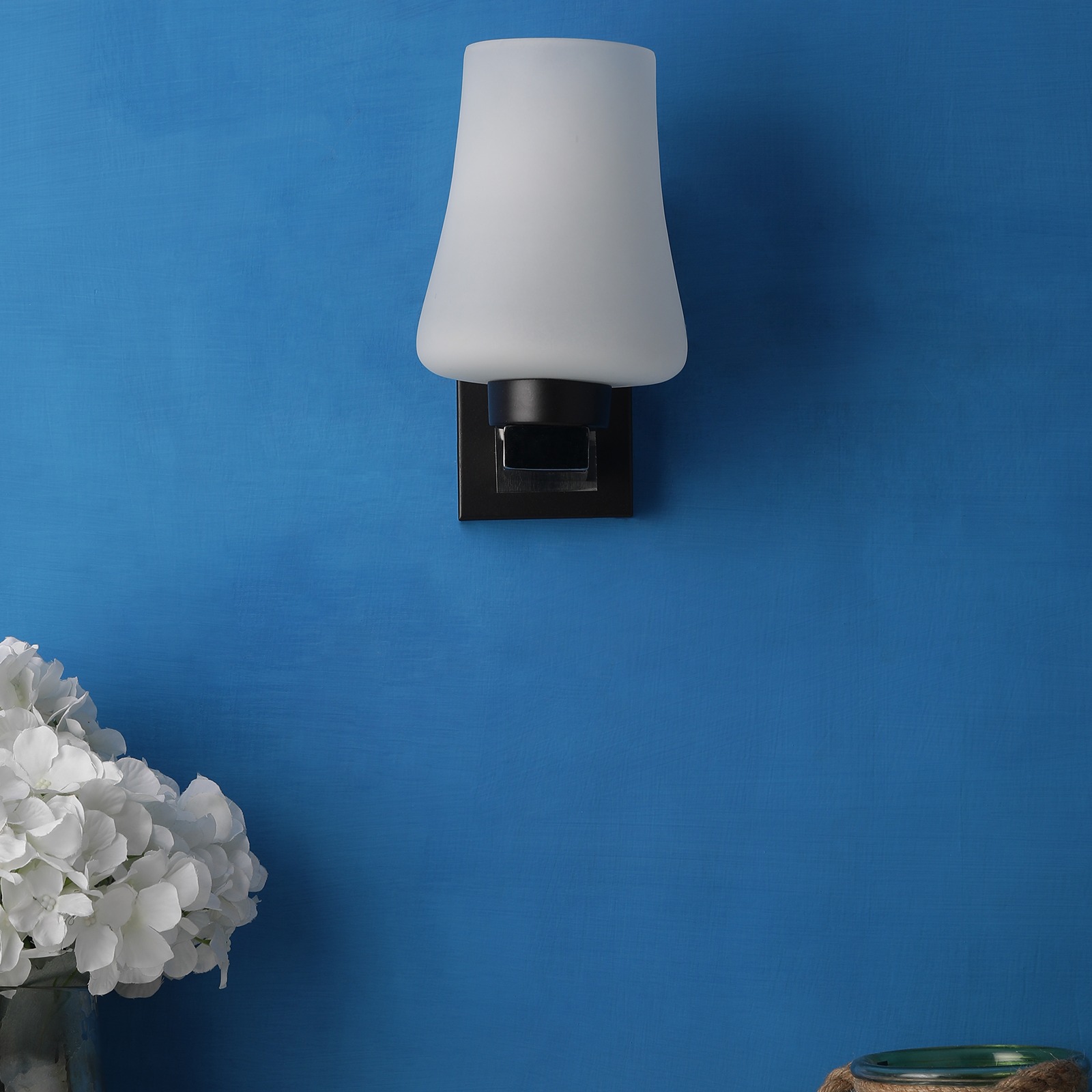 Brown Metal Wall Light - 931-N-1W - without Bulb - top_view