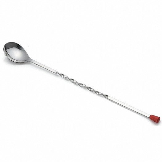Bar Spoon With Red Knob - photo