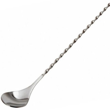Bar Spoon With Red Knob - left_view