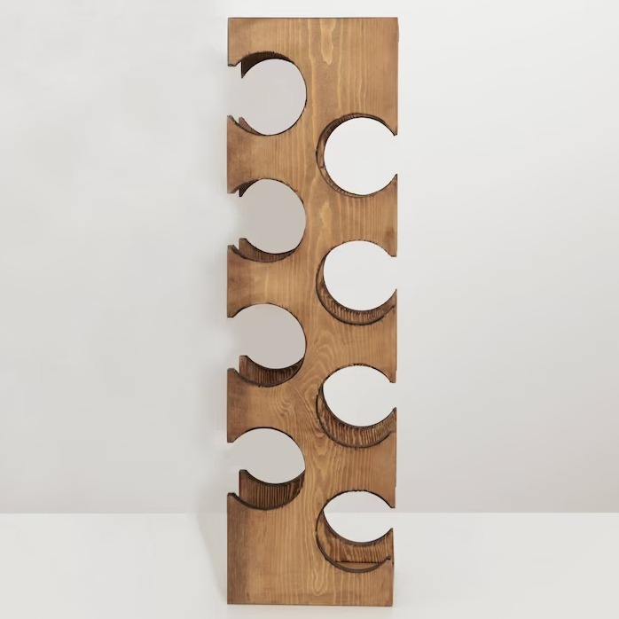 Counter top Wine Rack - rear_view