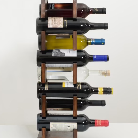 Counter top Wine Rack - left_view