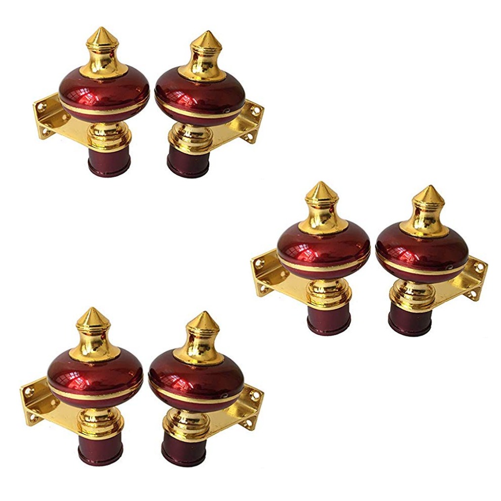 Stylish Mandir Curtain Bracket (3 Pair) - photo