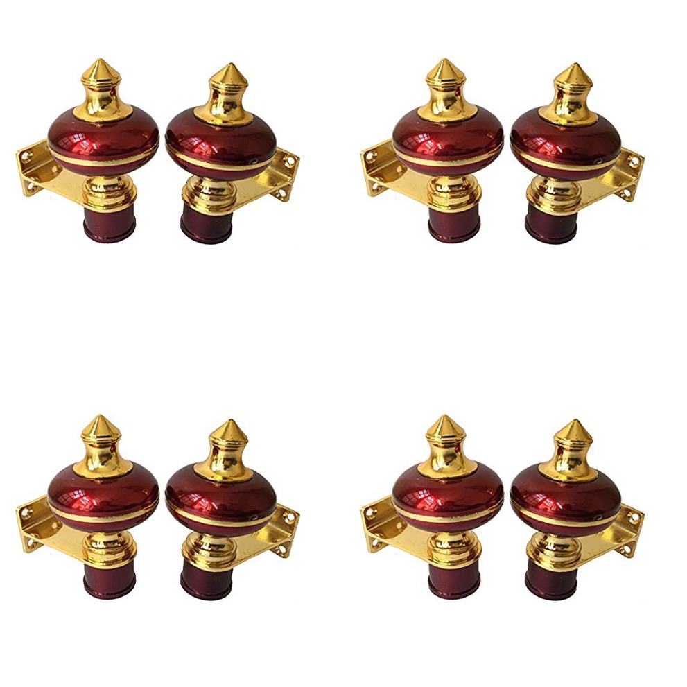 Mandir Curtain Bracket (4 Pair) - photo