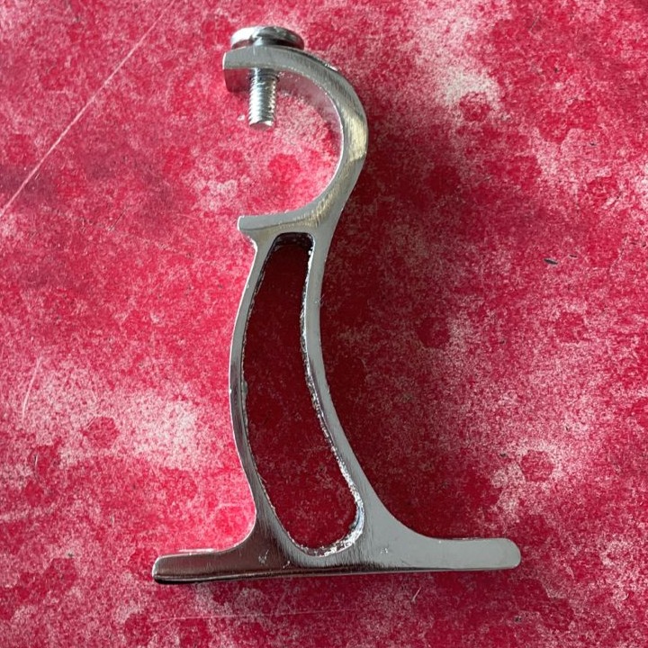 Aluminium Support Bracket 4" - rear-view
