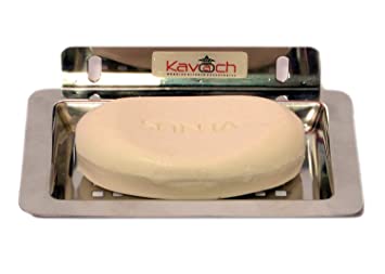 Stainless Steel Soap Dish - rear-view