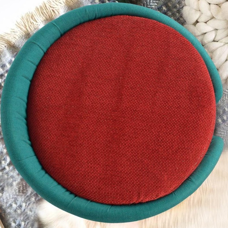 Bristol Modern Art Wrapped Pouffe - rear_view