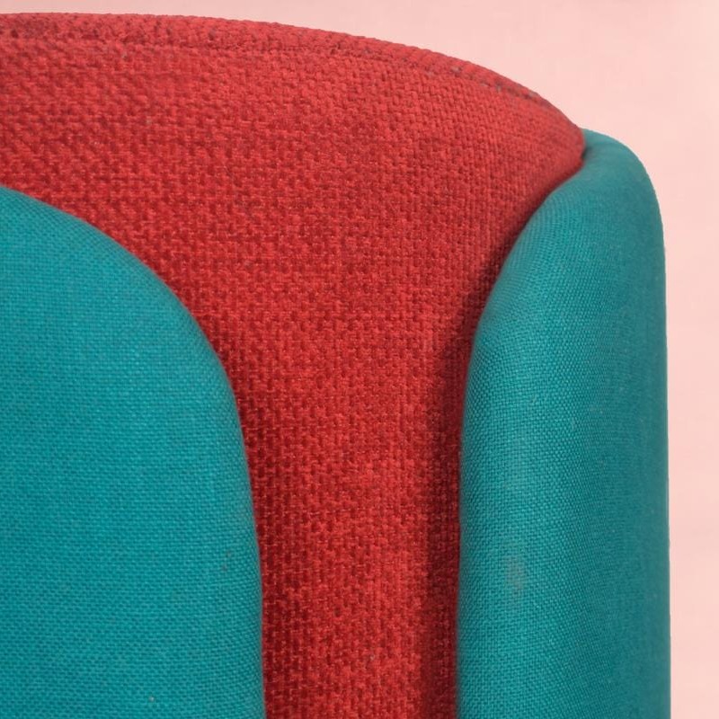 Bristol Modern Art Wrapped Pouffe - left_view