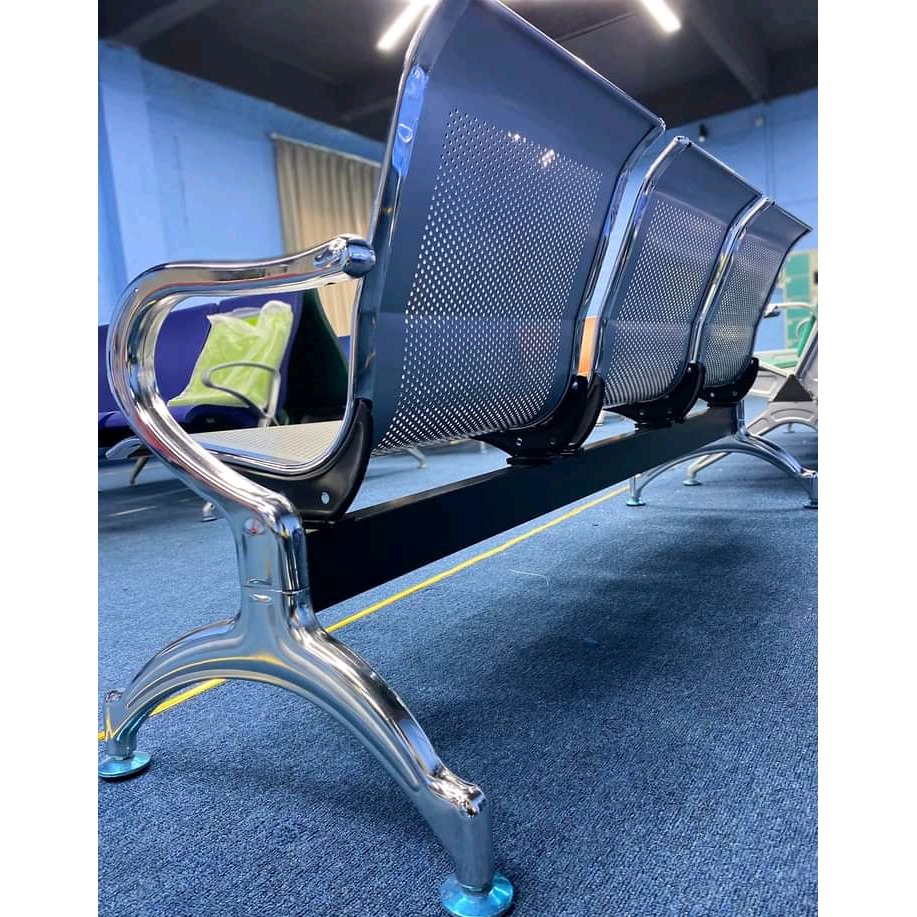 Timpani Three Seater Waiting Area Chair/ Reception Chair - left_view
