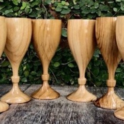 Goti Wodden Wine Glasses - photo
