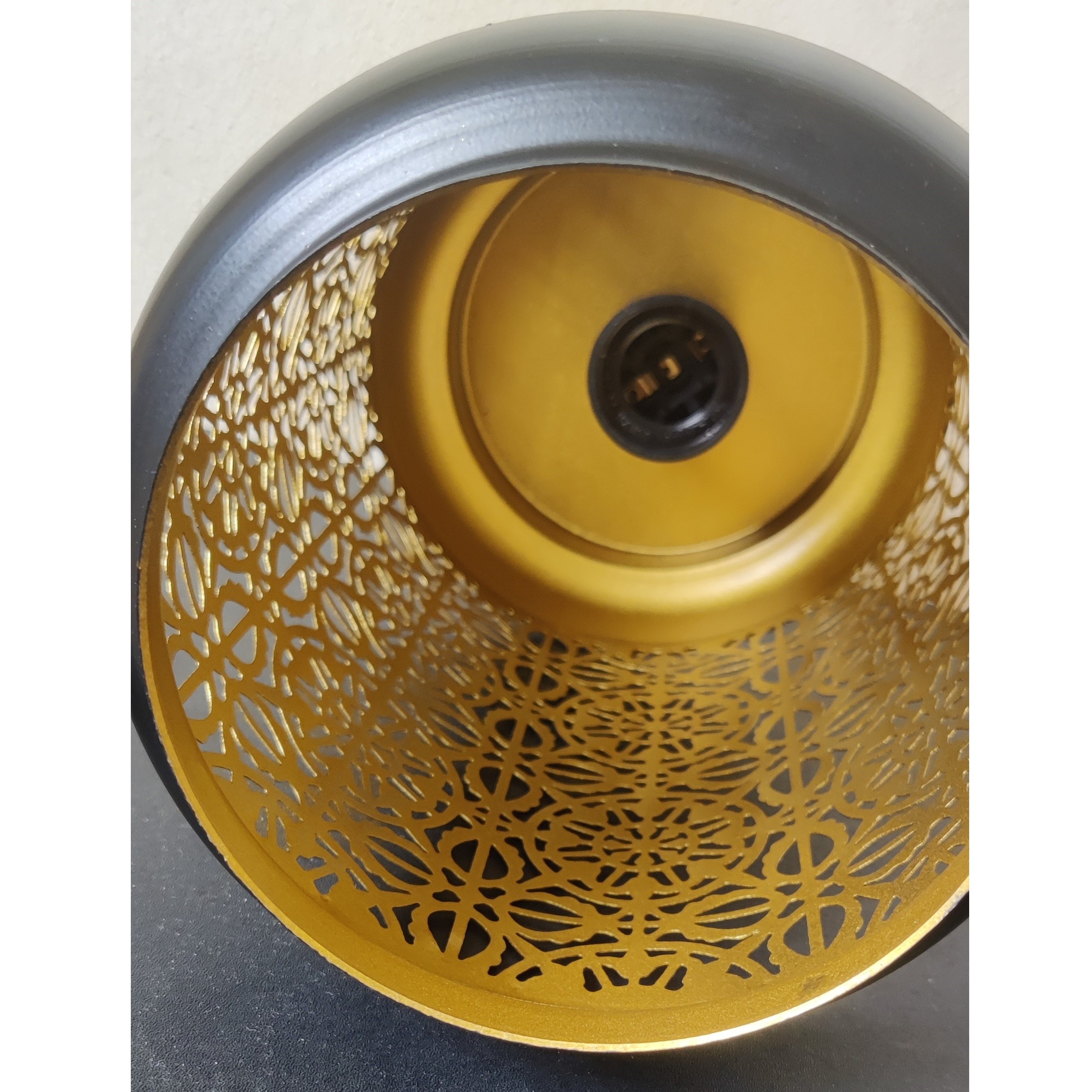 Bucket Style Lamp - top-view