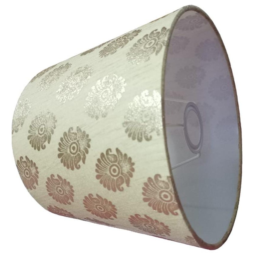 Golden Print Lampshade - front-view