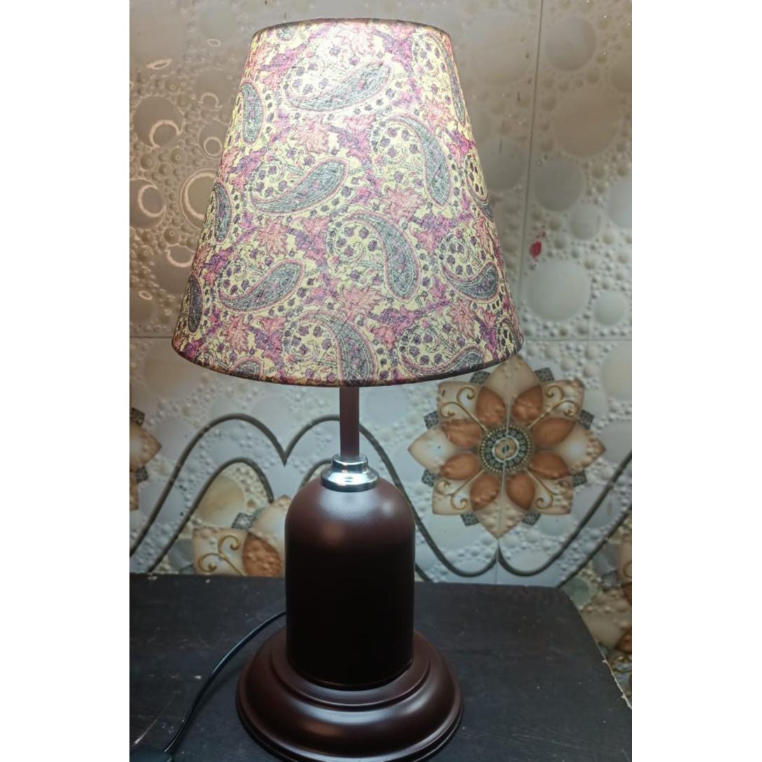 Multi color Printed Lampshade - left-view