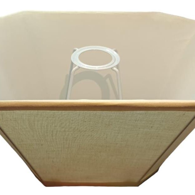Ivory Color Lampshade - front-view
