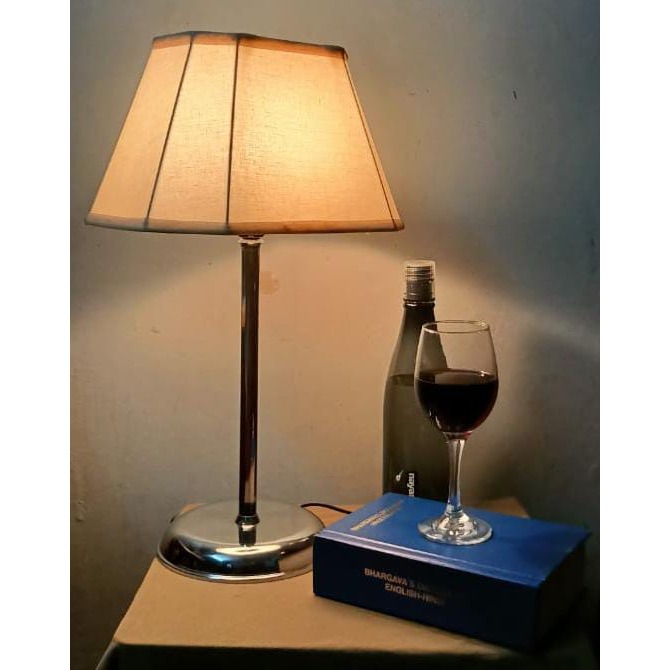 Ivory Color Lampshade - left-view