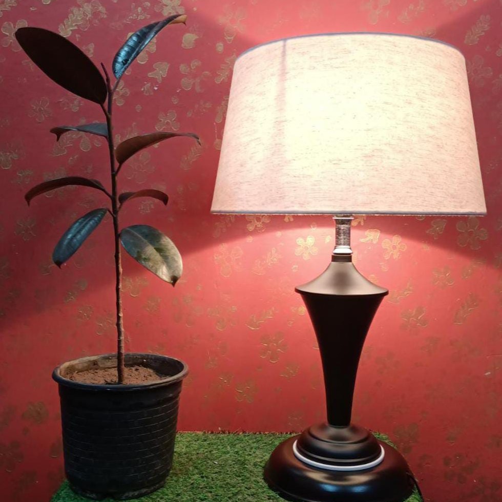 Lampshade for Lamp in Beige Color - rear-view