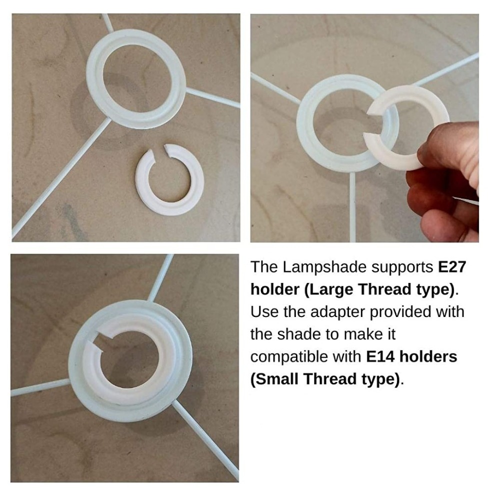 Lampshade for Lamp in Beige Color - left-view