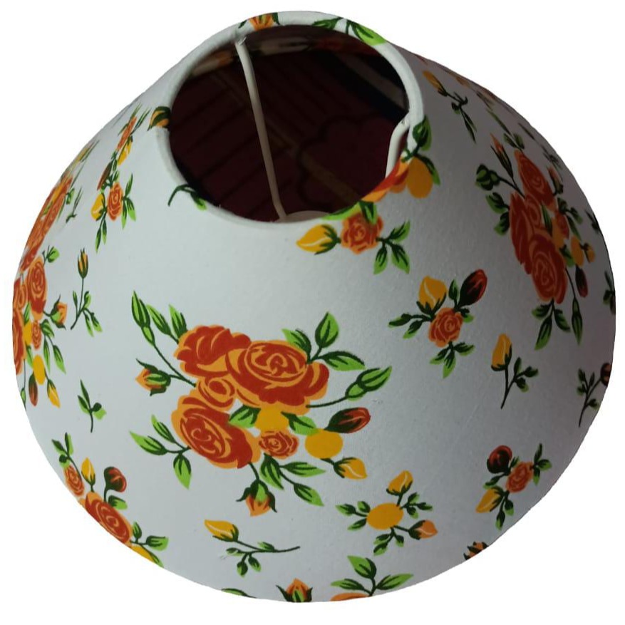 Printed Cone Lampshade - front-view