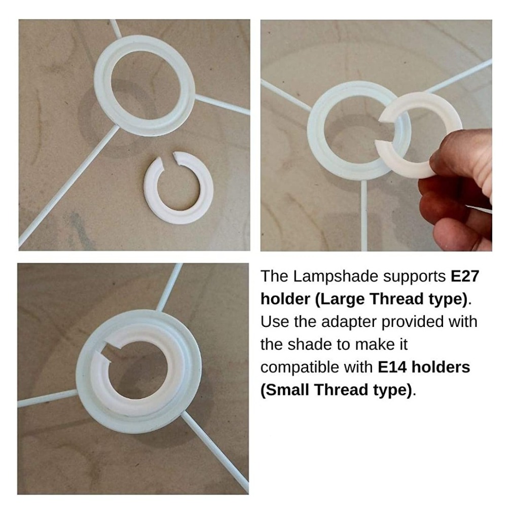 Printed Cone Lampshade - right-view