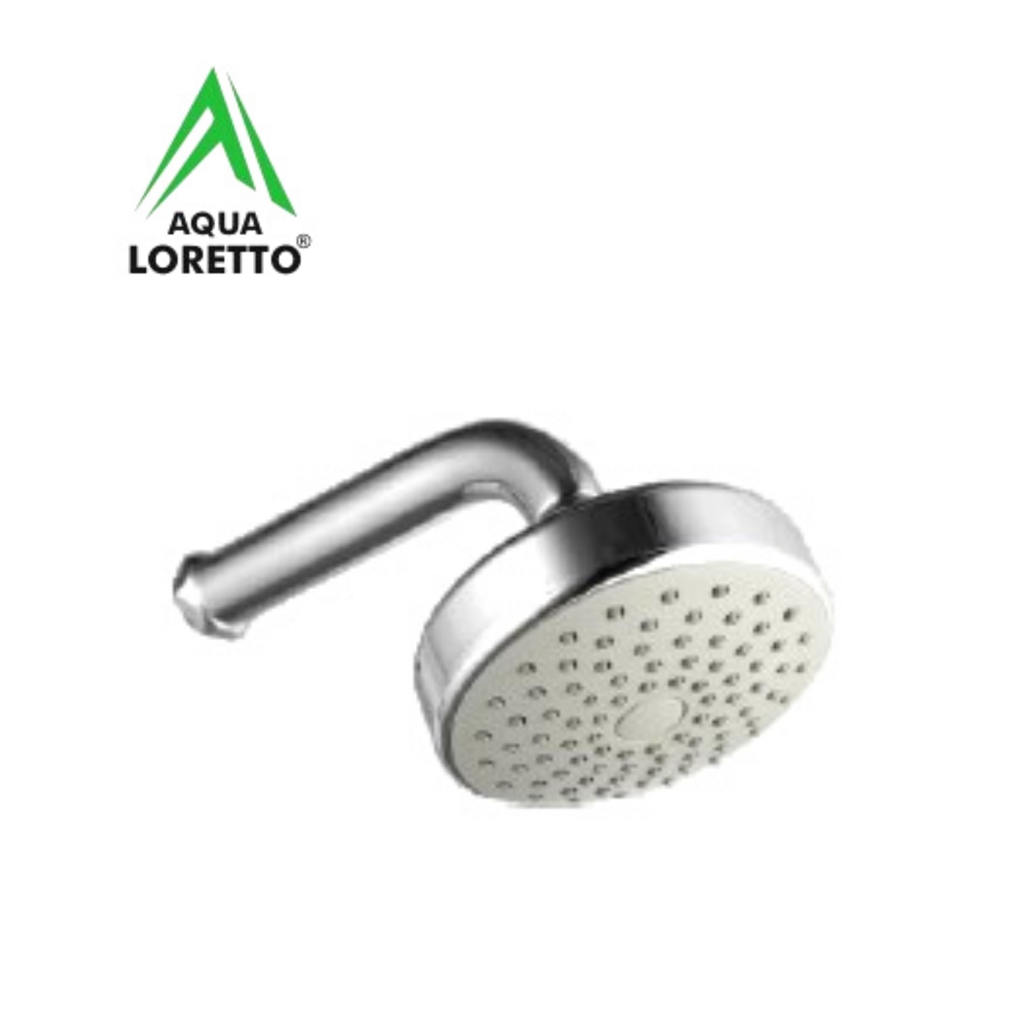 MAX 4 inch Round Rainfall Shower - rear-view