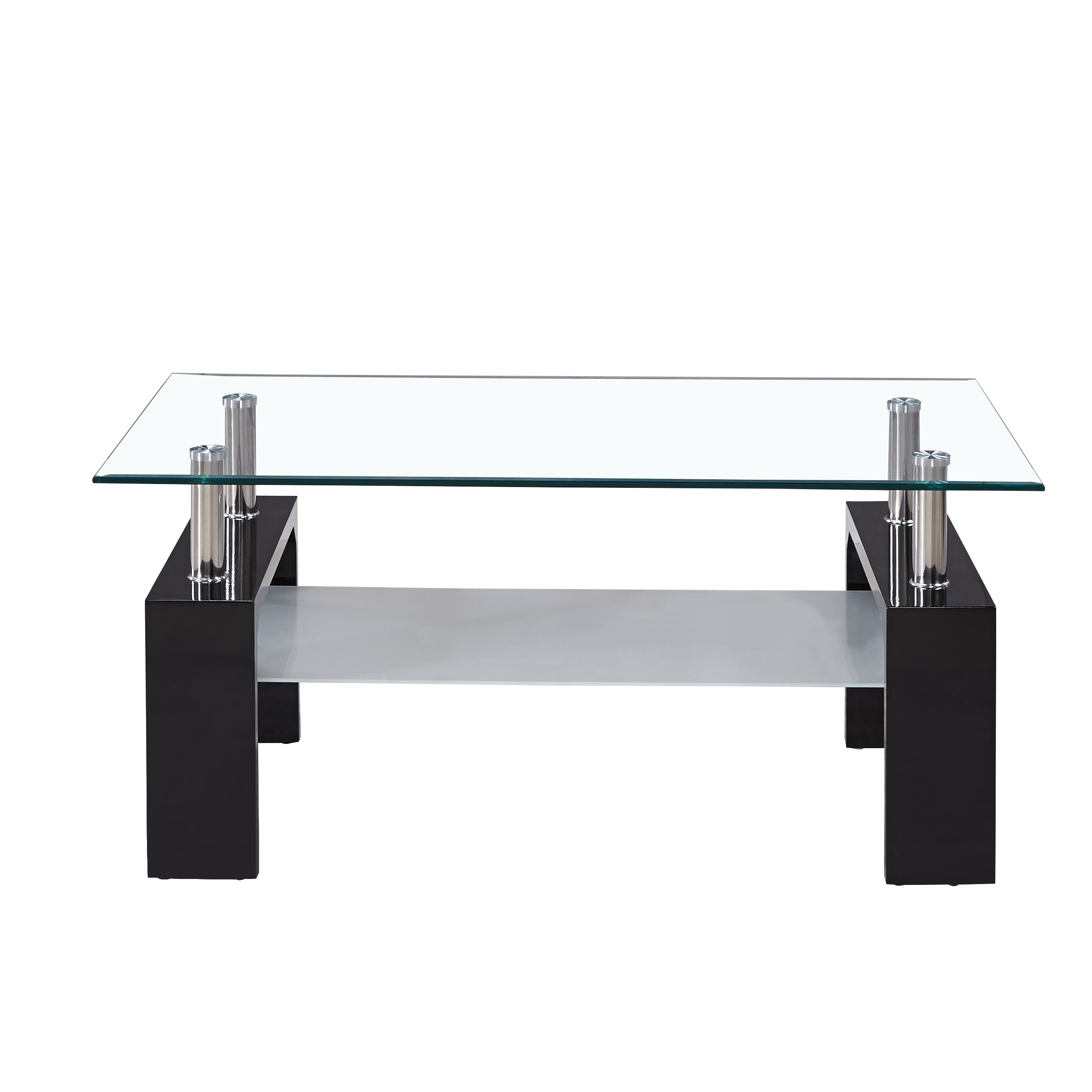 Nexon Coffee Table (Black) - front_view