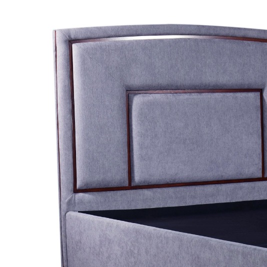 Eduardo Upholsted Queen Size Bed With Storage - right_view