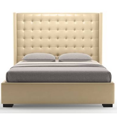 Harris Upholstered Queen Bed With 4 Drawers - front_view