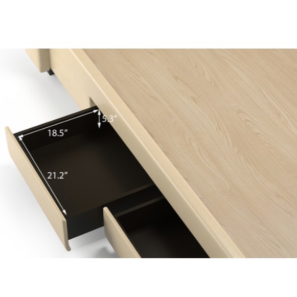 Harris Upholstered Queen Bed With 4 Drawers - right_view