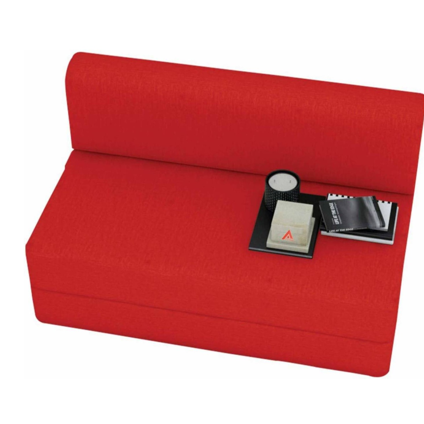 Dublin Red Sleeper Sofa Cum Bed - top_view